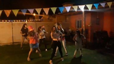 La familia sanjuanina que se animó a bailar el tema del momento