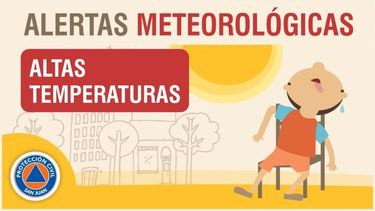 Emiten un alerta meteorológica por altas temperaturas