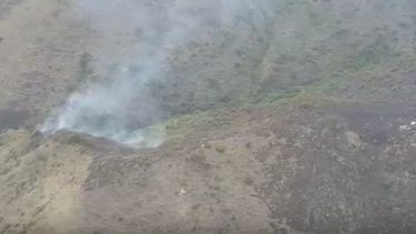 En videos: así quedó la zona afectada por el incendio en el Valle