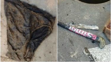 Otra vez taparon una boca de cloaca: encontraron hasta neumáticos