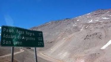 Vialidad Nacional informó que el paso de Agua Negra permanecerá cerrado