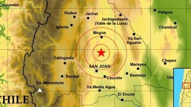 Un fuerte sismo de 4.4 sacudió la mañana sanjuanina