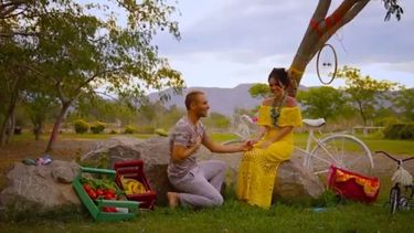 Mirá el video que Doble o Nada le hizo a la Reina del Sol