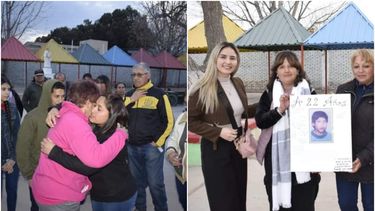 En San Juan no estamos todos, falta Sergio Guerrero: un abrazo simbólico a la familia del niño que desapareció en Ullum y un eterno pedido de justicia