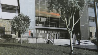 Colocaron la piedra basal en lo que será el nuevo edificio de la Obra Social Provincia