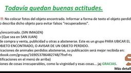 El grupo de Face que ayuda a encontrar objetos perdidos