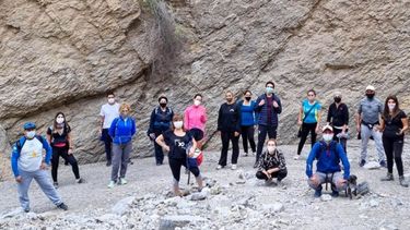 Referentes de merenderos participaron del Trekking de Integración Social