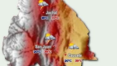 El calor no afloja, y dicen que lloverá todo el fin de semana