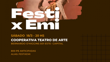 Gran gesto de solidaridad: organizan un festival por Emi Voiro