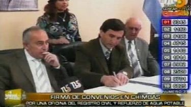 Chimbas: Más agua potable y una nueva oficina del Registo Civil