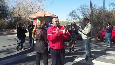 Protesta en el Penal. Foto gentileza Canal 13 San Juan&nbsp;