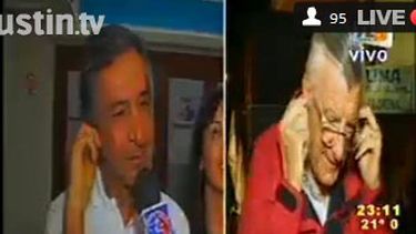 Exclusivo de Canal 5, Gioja y Basualdo conversaron en público