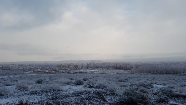 La cara bella del frío: así amaneció el Paque Nacional El Leoncito
