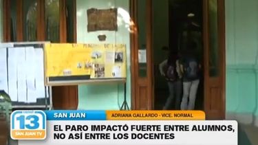 Educación: los docentes fueron a trabajar pero los chicos no pudieron llegar