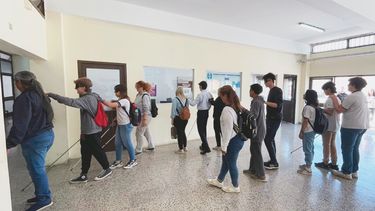 Alumnos de la Escuela Industrial y una experiencia sobre cómo es vivir a ciegas