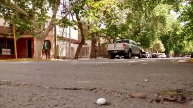 Clima de locos: granizó en la ciudad Capital y alrededores