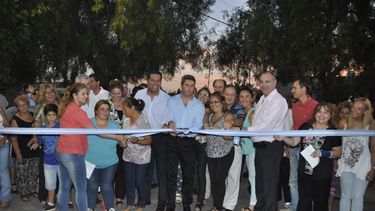 El Gobernador inauguró obras viales y de iluminación en Pocito