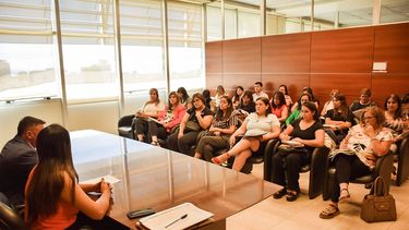 Autoridades de Desarrollo Humano se reunieron con las Áreas de Género de todos los departamentos.