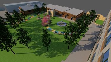 Las escuelas Industrial y de Comercio tendrán una plaza interna de 1000 metros cuadrados: enterate cómo será