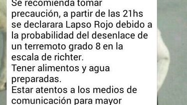 Investigan de donde salió la cadena de Whatsapp que generó pánico