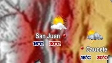 El SMN prevé un día templado y con lluvia en el oeste