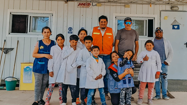 En Casas Viejas, contentos con el camino que acaba de poner a nuevo Vialidad Provincial.&nbsp;&nbsp;