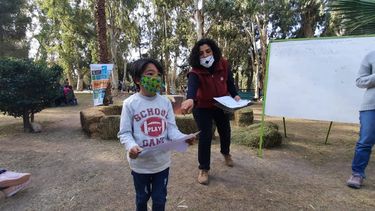 Lorenzo conoció a Taité, la pumita que ahora es su ahijada