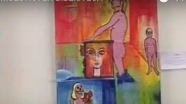 Una muestra por la violencia de género