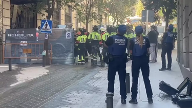 Conmoción en España: se derrumbó un edificio en el centro de Madrid y hay al menos cuatro personas atrapadas