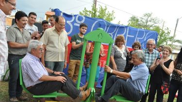 En Rawson dejaron inaugurada una plaza saludable