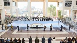 Histórico: debutan la Bandera Ciudadana y un cambio en el sistema de abanderados