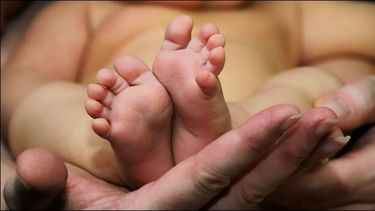 Pía es la primera bebé del año