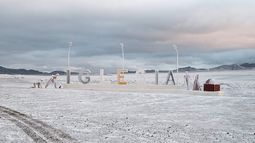 Iglesia en general, y El Colorado en particular, amaneció con un nevado manto blanco.