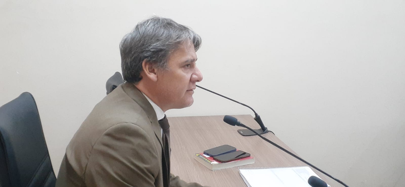 El juez de garantías Pablo León. El juez de garantías Pablo León.