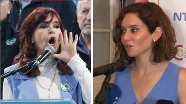Cristina Kirchner e Isabel Díaz Ayuso, ascendente figura política de España