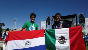 Mexicanos y Paraguayos viajaron miles de kilómetros para vivir la fiesta de la Acción Católica en San Juan