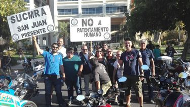 Los motociclistas sanjuaninos pidieron el “no patentamiento humano”