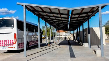 Inauguraron el parador de colectivos del paraje Difunta Correa