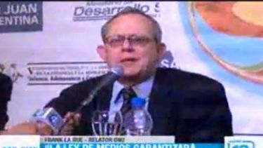 Representante de la ONU calificó como positiva la ley de medios