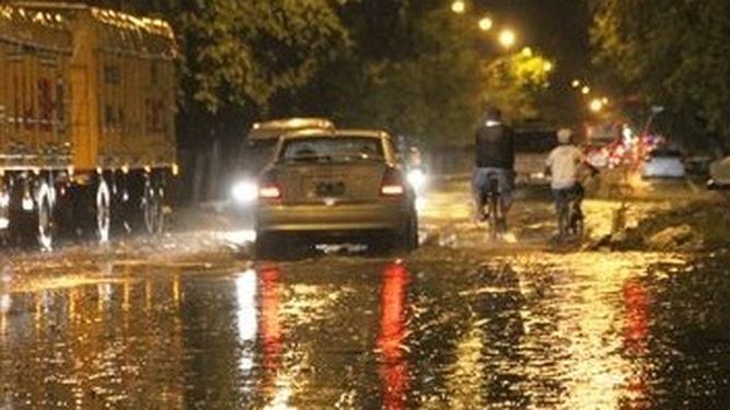 Pocito es golpeado otra vez por la lluvia