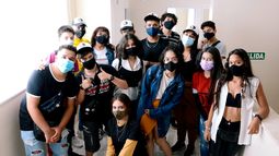 Más de 10 jóvenes teatreros de Calingasta visitaron la redacción de Tiempo de San Juan