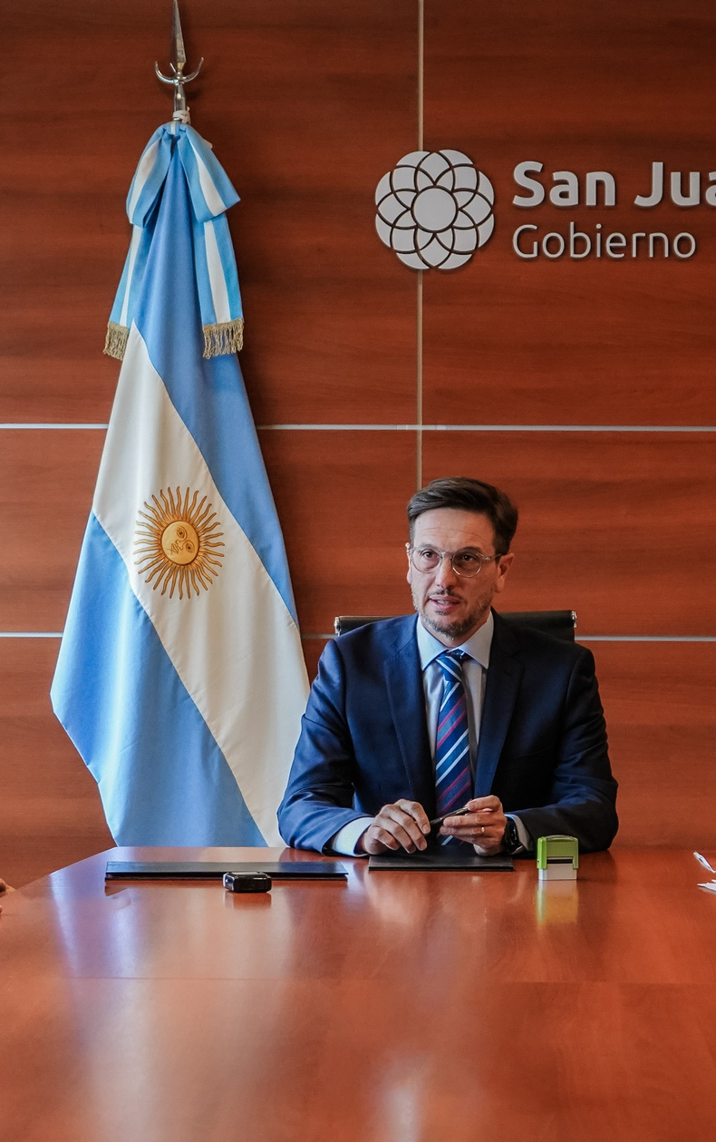 Juan Pablo Perea, Ministro de Minería de San Juan.
