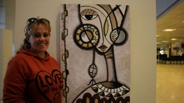 Miembros de ASAP expusieron su arte en el Centro Cívico