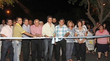 Encabezado por Uñac, inauguraron una obra de $ 2,2 millones