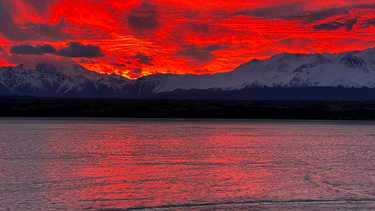 Un sanjuanino capturó las maravillas del atardecer en Barreal y el video se hizo viral