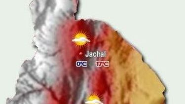 Alerta meteorológica por vientos intensos en la cordillera