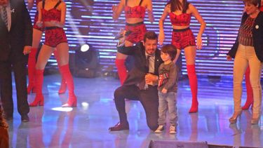 El hijo de Tinelli apareció por primera vez en televisión en San Juan