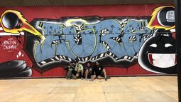 Mansión calamar, donde la pintura cobra vida