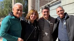 Montero, junto con Quiroga Moyano, Cristian Andino y Leonardo Gioja. Montero, junto con Quiroga Moyano, Cristian Andino y Leonardo Gioja.