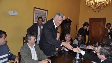 Gioja, junto a los médicos que participarán de las Olimpiadas en Turquía